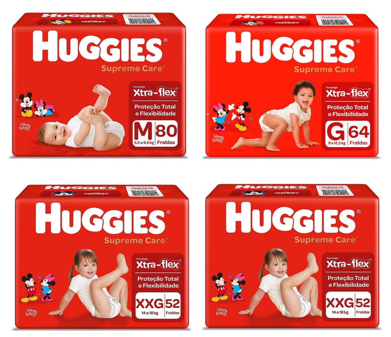 Fralda Huggies Supreme Care Hiper