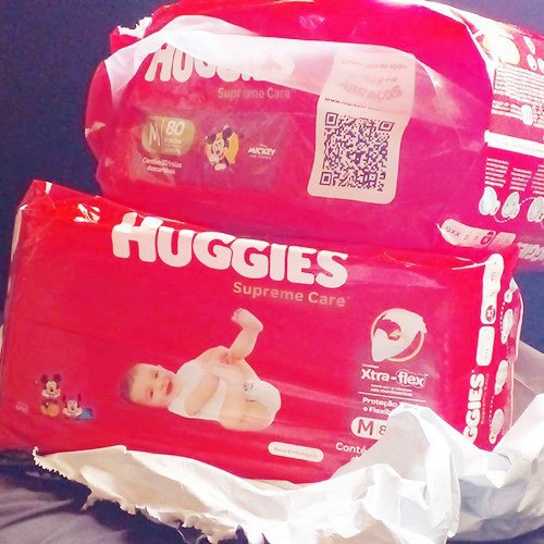Fralda Huggies Supreme Care M - 80 unidades