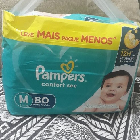 Fralda Pampers Confort Sec Giga