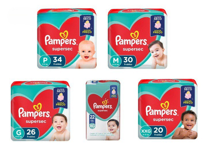 Fralda Pampers Supersec