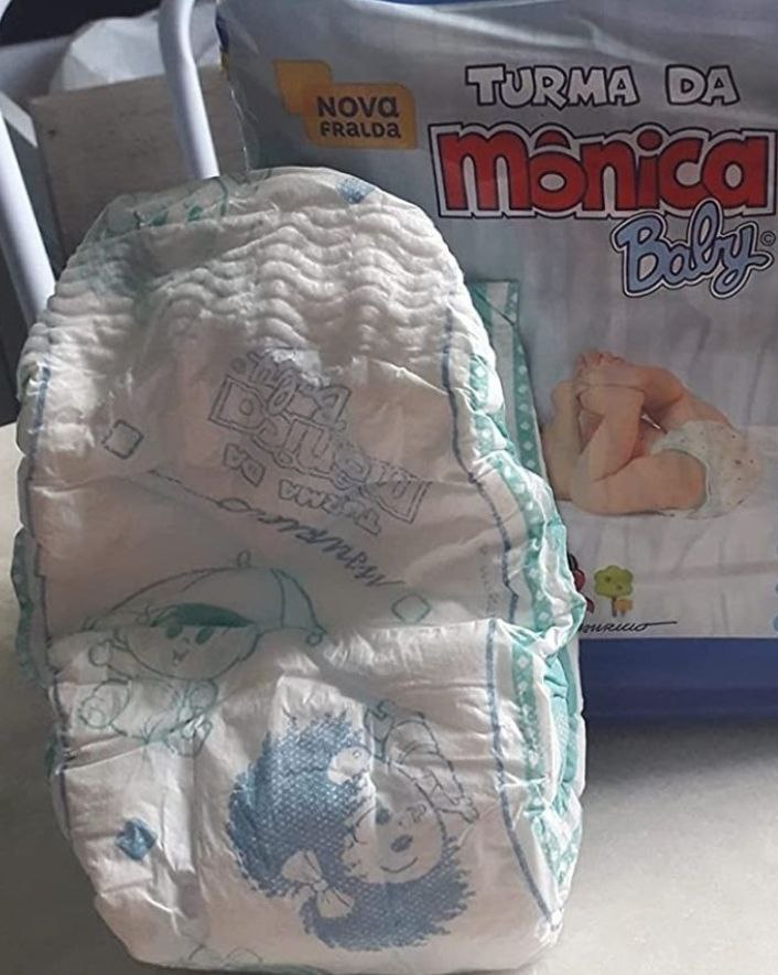 Fralda Turma da Monica Baby Jumbo*