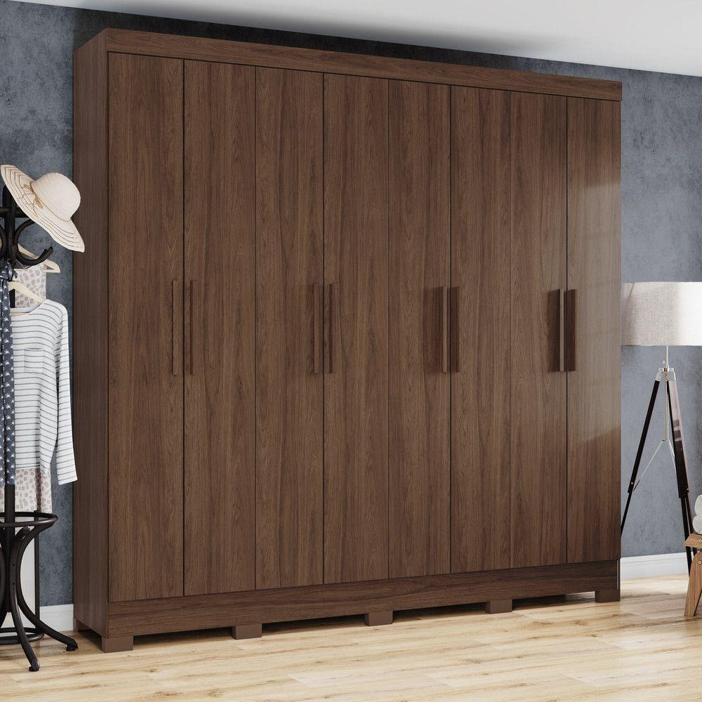 Guarda Roupa Casal 08 Portas 04 Gavetas Toscano Briz*
