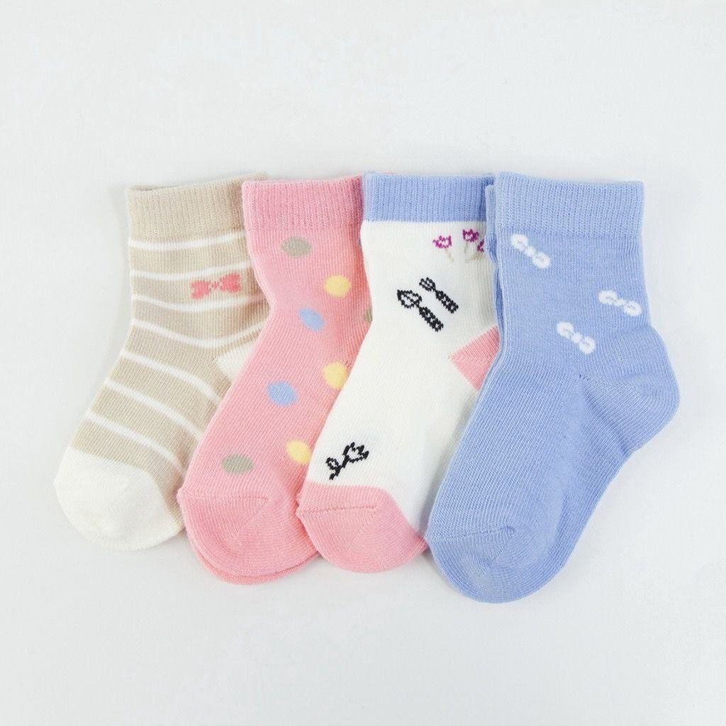 🔹Kit 12 Pares Meias Infantil feminino