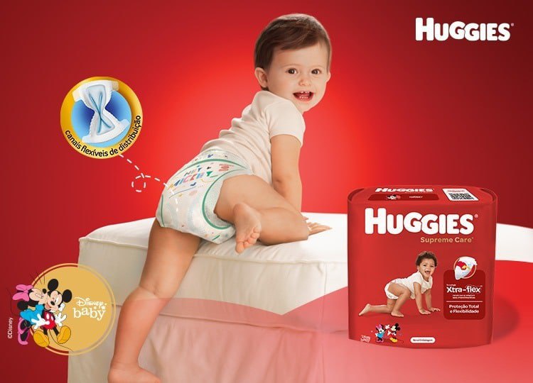Kit de Fraldas Huggies Hiper Supreme Care 432 Unidades - 240 M e 192 G*