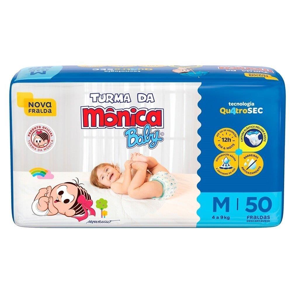 Kit Fralda Descartável Turma da Mônica
