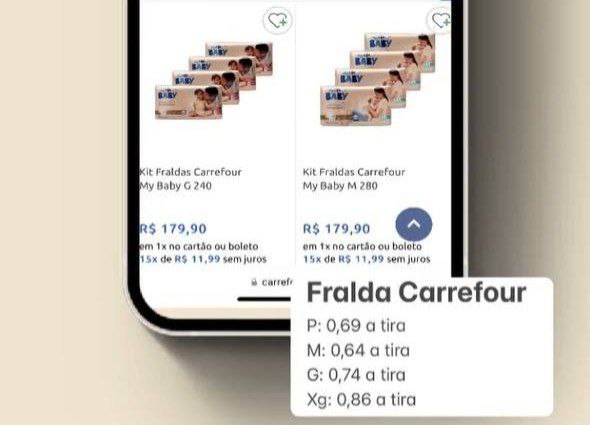 Kit Fraldas Carrefour My Baby