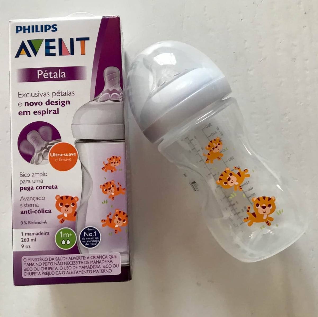 Mamadeira Philips Avent Pétala 260ml Tigre