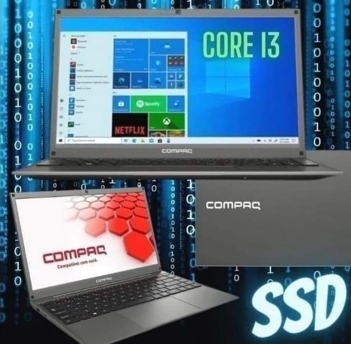 Notebook Compaq Presario Intel Core i3 8GB - 240GB SSD 14,1” HD Linux 439