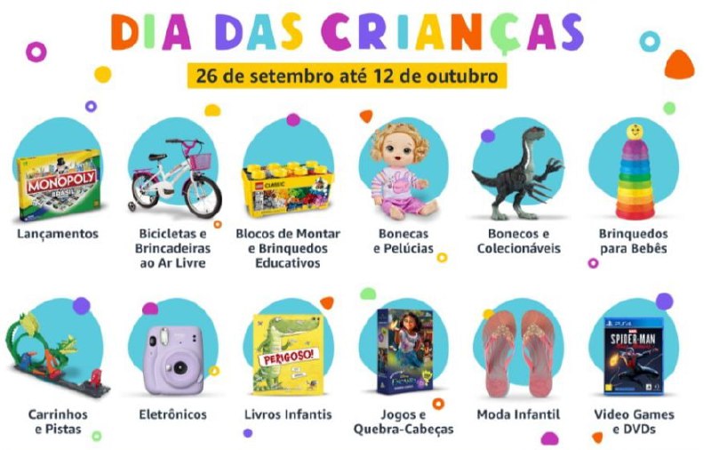 O DIA DAS CRIANÇAS JÁ É SEMANA QUE VEM‼️🥳