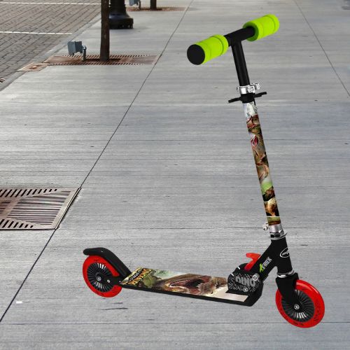 Patinete Inline Astro Toys Dinossauro Verde