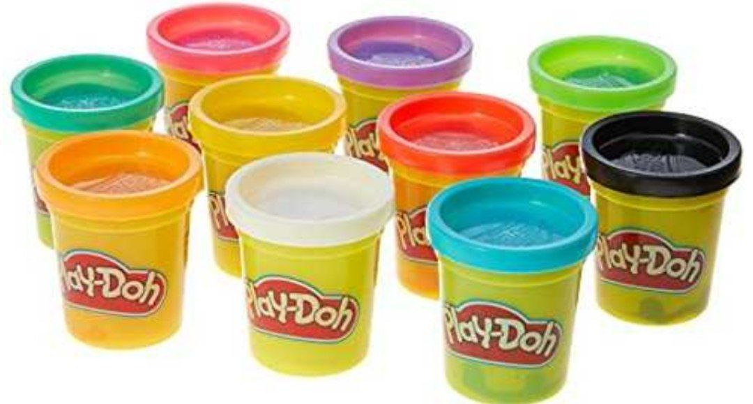 Play-Doh Massa Modelar Playdoh C/ 10 Potes - 29413 - Hasbro Massa Modelar C/ 10 Potes Cores Variadas