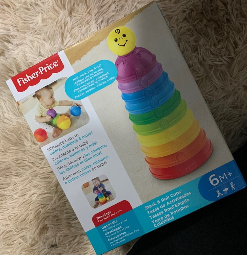 Potinhos Empilhar e Rolar, Fisher Price, Mattel