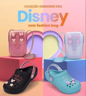 Sandália Grendene Kids Disney Fashion Bag criança-unissex