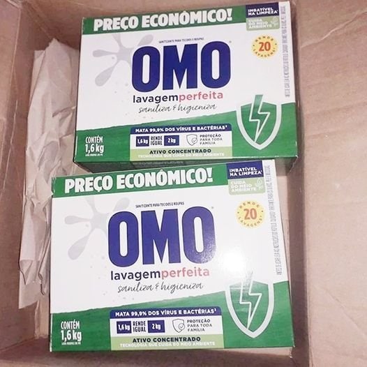Sanitizante em Pó Omo Lavagem Perfeita 1.6kg