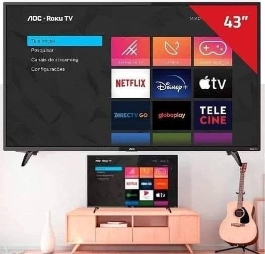 Smart TV Full HD LED 43” AOC 43S5195/78G - Wi-Fi 3 HDMI 1 USB