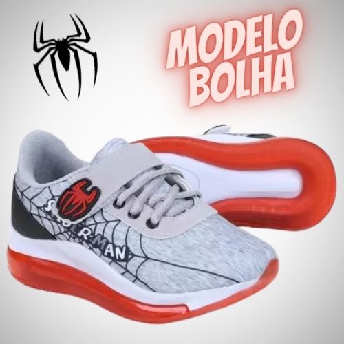 Tênis Infantil Marvel Homem Aranha Bolha Masculino