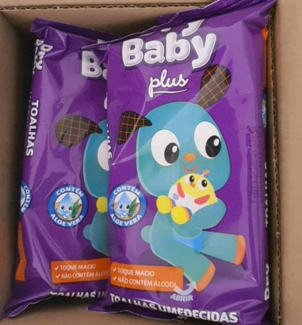 Toalha Umedecida Dry Baby 200 unidades