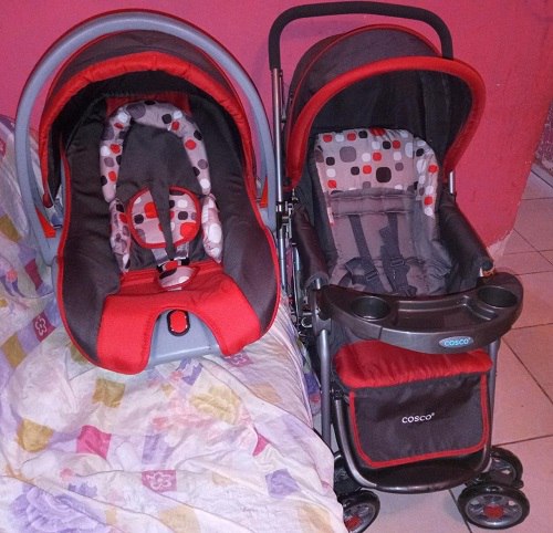 Travel System Reverse Vermelho, Cosco