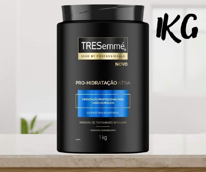 TRESemmé Máscara de Tratamento Intensivo com Pantenol e Biotina Hidratação Profunda Pote 1kg