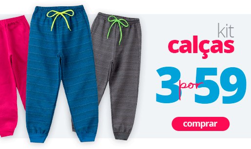 Vem conferir esse super combo! São 3 opções de kits para escolher