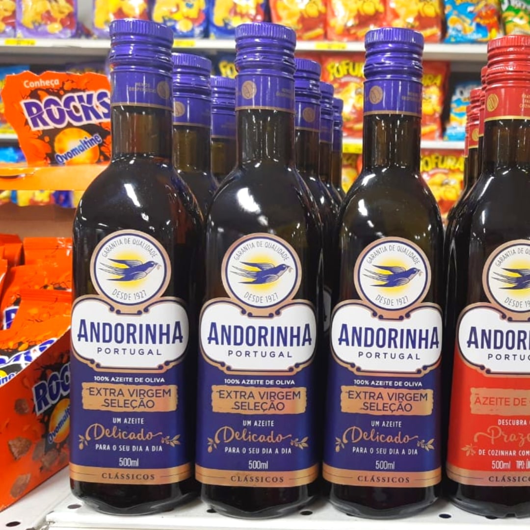 Azeite de oliva 500ML andorinha (3 Opções)*