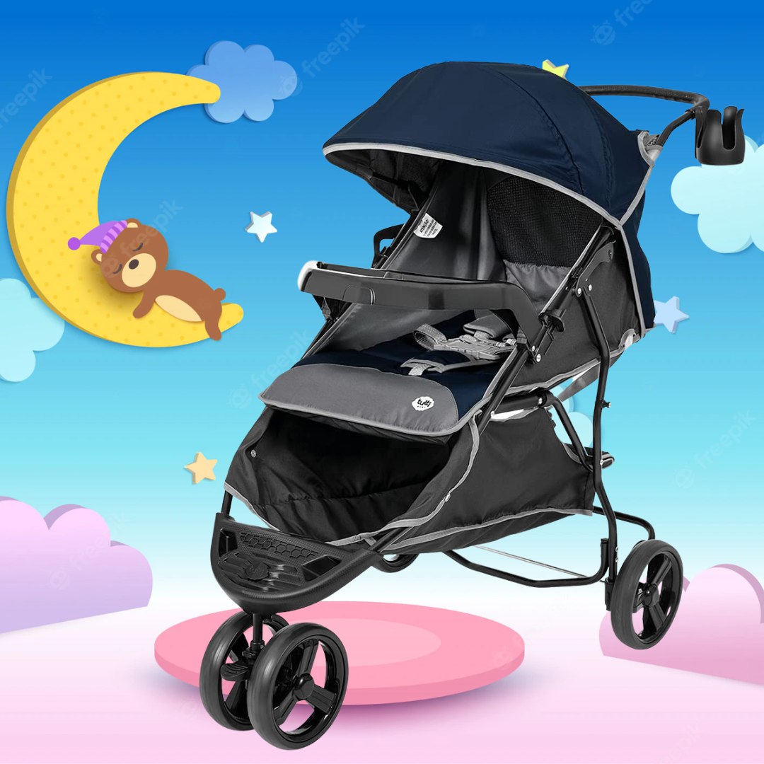 Carrinho Evo Azul - Tutti Baby