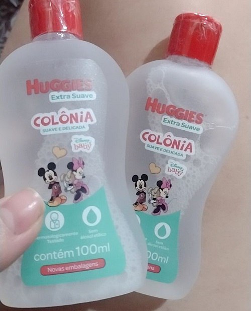 Colônia Huggies Extra Suave 100ml