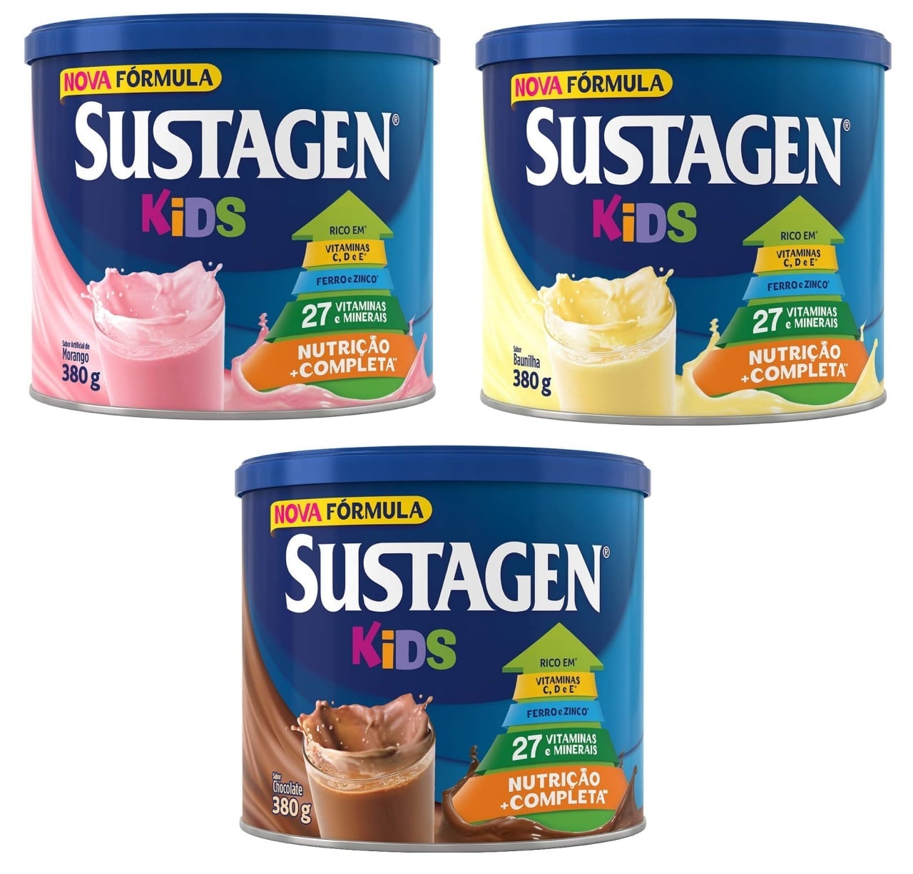 Complemento Alimentar Sustagen Kids Lata 380g