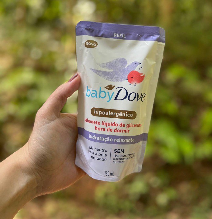 Dove Baby Sabonete Liquido Hora De Dormir Hipoalergenico Hidrataçao Relaxante 180ml