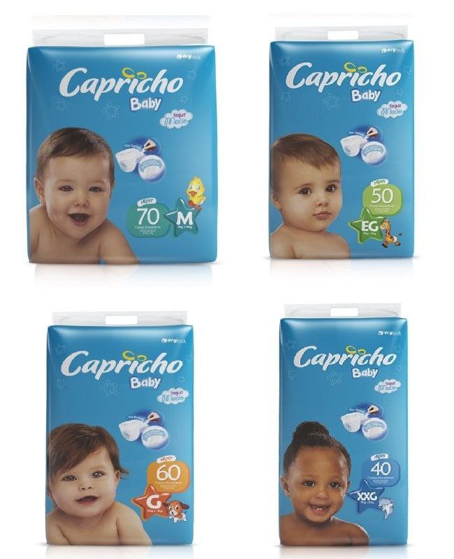Fralda Capricho Baby Hiper Toque Macio