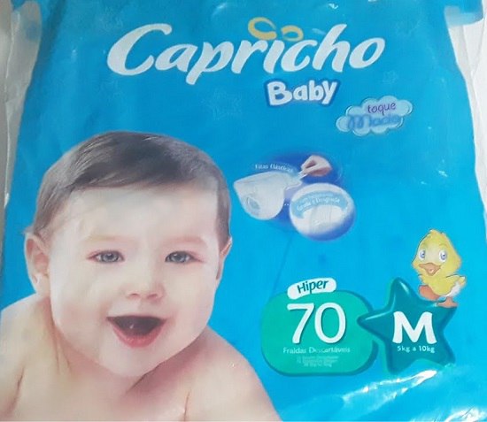 Fralda Capricho Baby Hiper Toque Macio