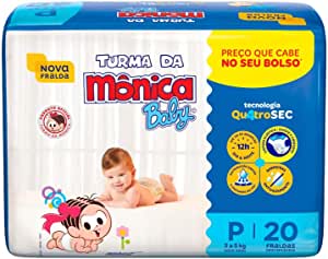Fralda Descartavel da Turma Da Monica Jumbo