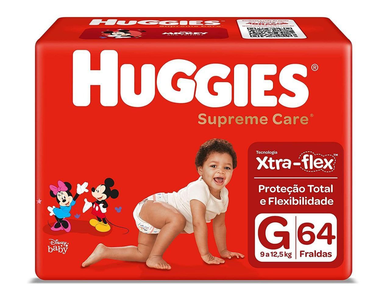 Fralda Huggies Supreme Care G 64 Unidades
