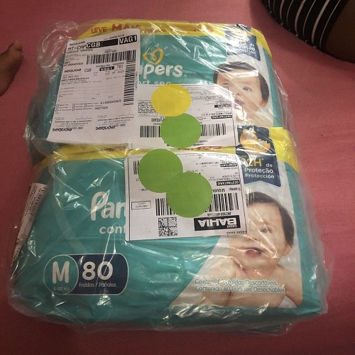 Fralda Pampers Confort Sec Giga M 160 Unidades