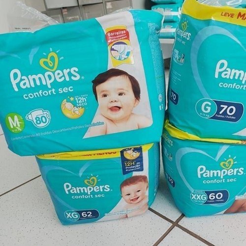 Fralda Pampers Confort Sec Giga