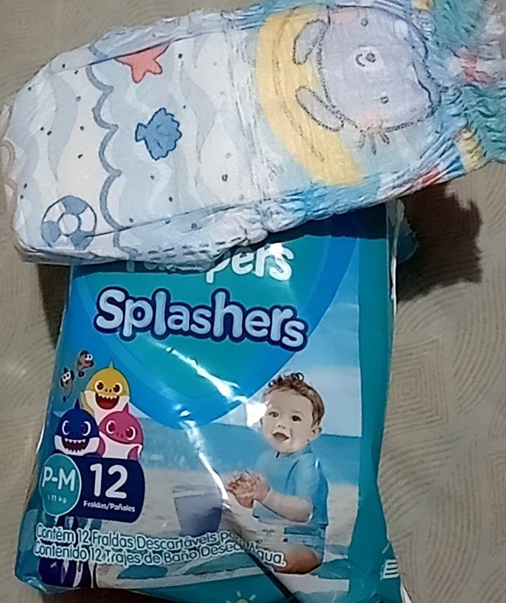 Fralda Pampers Splashers para Água