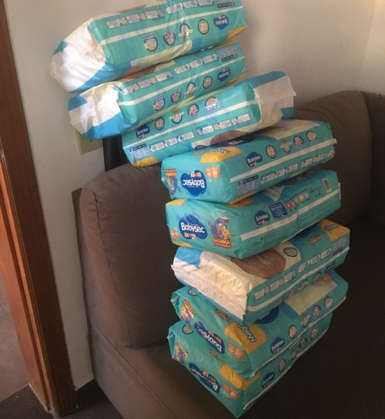 Fraldas Babysec Ultrasec Galinha Pintadinha, P, 42 Unidades
