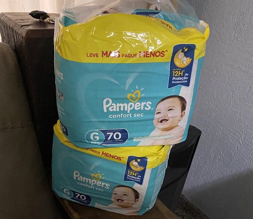 Fraldas Pampers Confort Sec Giga G 140 Unidades