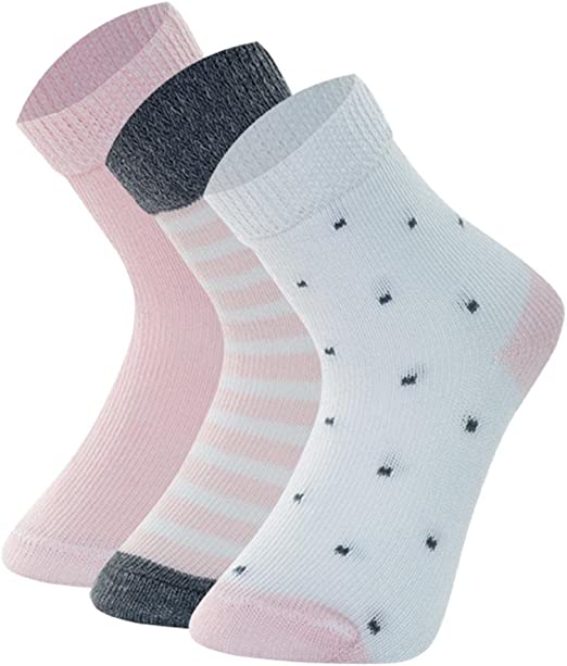 Kit 3 Pares Meia, Mash, Bebê (Com opções de estampas)