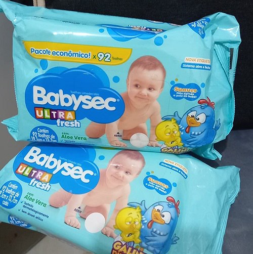 Lenço Umedecido Babysec Ultrafresh 192 unidades