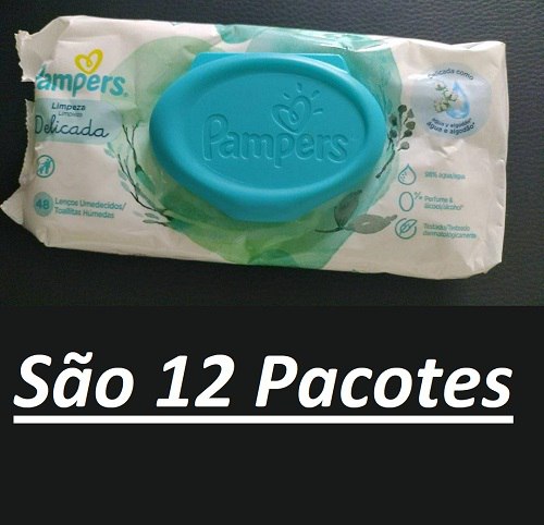 Lenços Umedecidos Pampers Limpeza Delicada