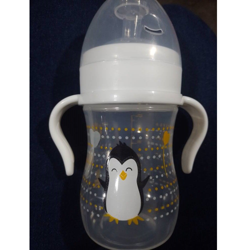 Lillo Mamadeira Super Evolution Primeiros Passos com Alças 240 ml - Neutra, Lillo, Branco