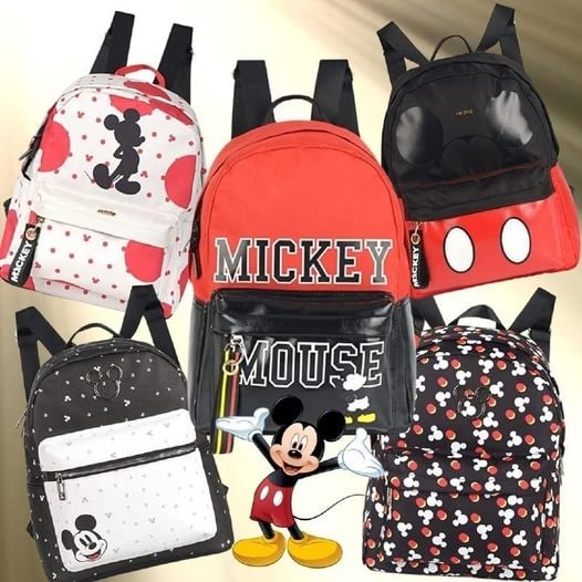 Mochila Mickey e Grandes Marcas com até 44% de Desconto