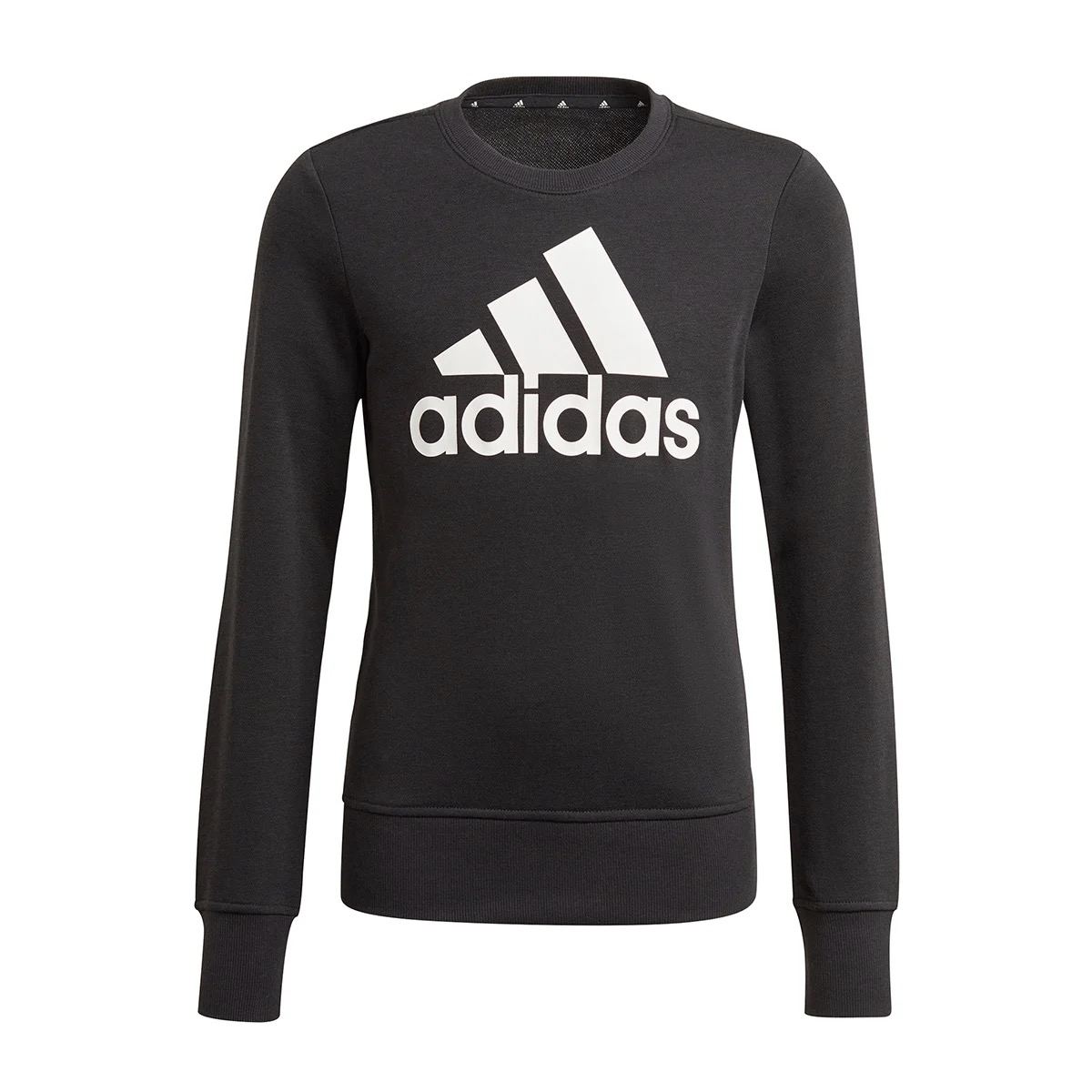 Moletom Infantil Adidas Essentials Feminino - Preto+Branco