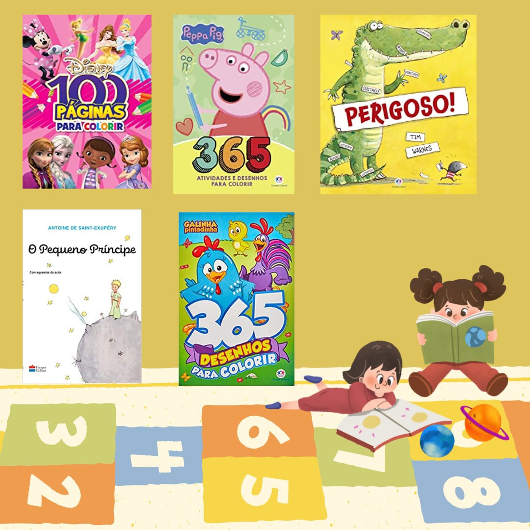 Oferta em Livros Infantis com até 60% OFF a partir de 6,00 😱😱