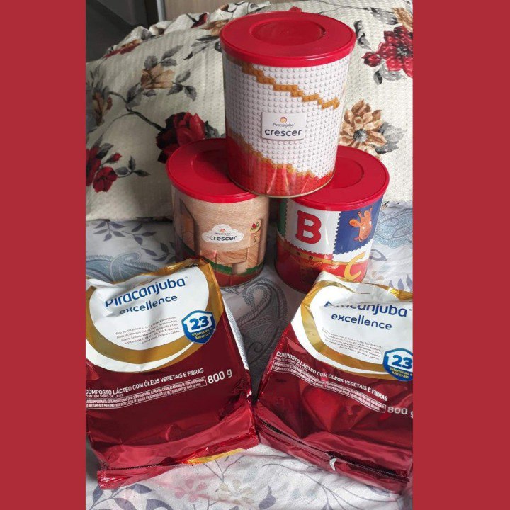 Piracanjuba Composto Lacteo Excellence 800G + Lata Colecionável Sortida