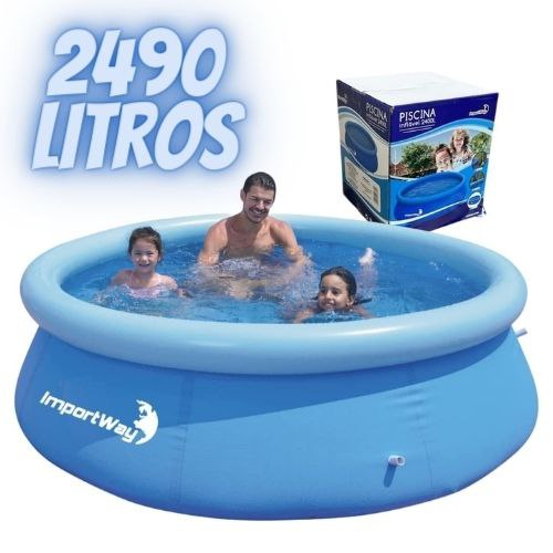 Piscina Inflável 2490 Litros, Importway*