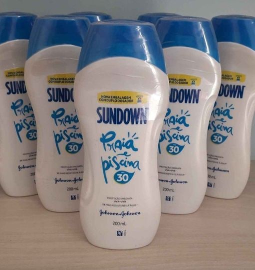 Protetor Solar Praia e Piscina Fps 30, Johnson'S, Branco, 200 Ml