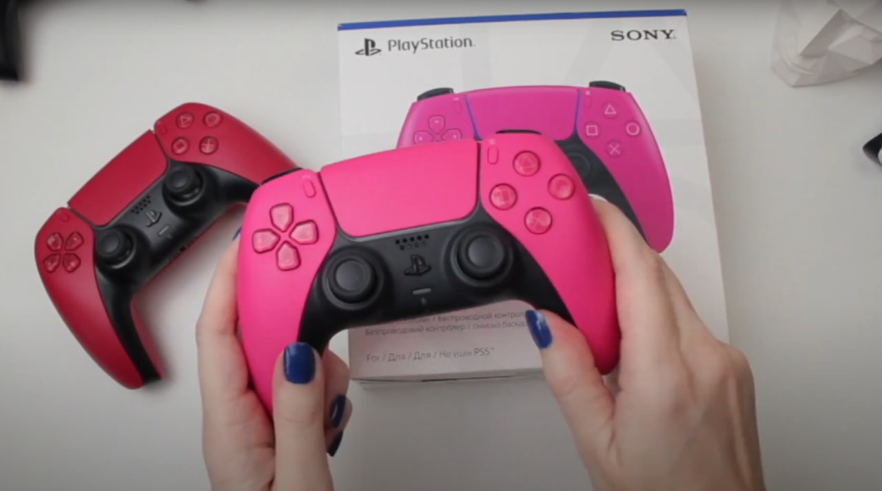 ROSA e o COSMIC RED pra PS5 ‼️Controle Sony DualSense  PS5 por R$ 339 ‼️