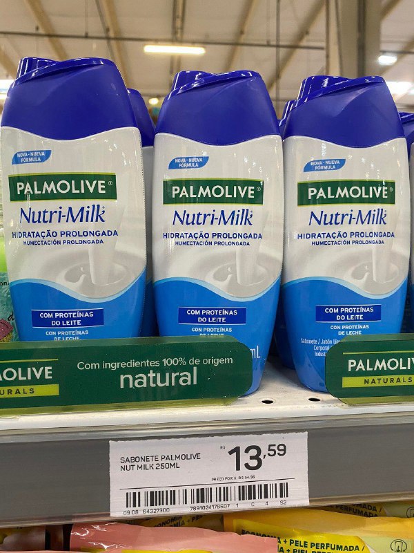 Sabonete Líquido Palmolive Nutri-Milk Hidratante 250ml